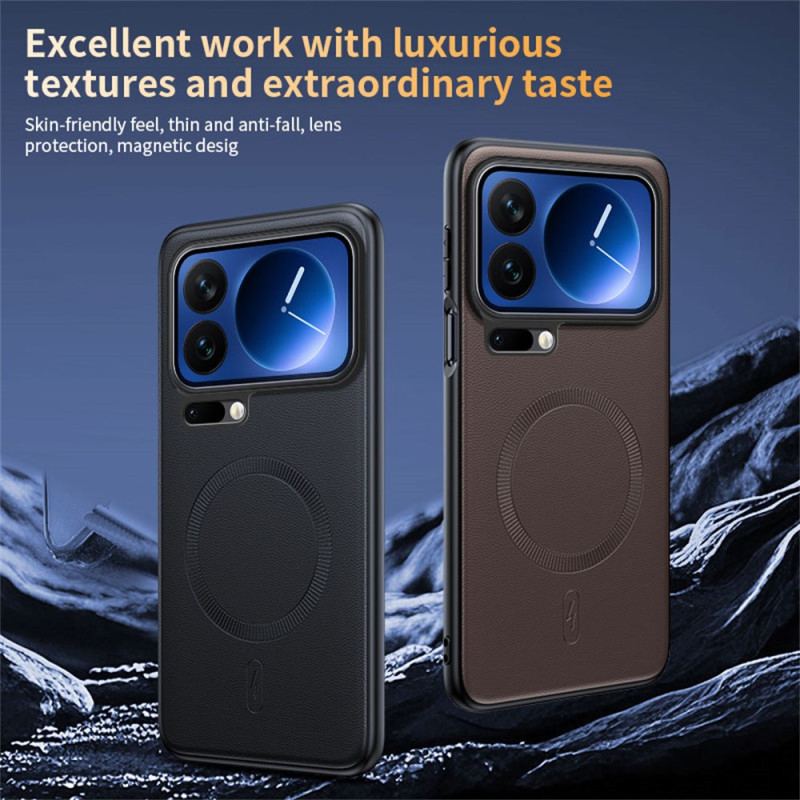 Coque Xiaomi 17 Pro Magnétique Revêtement Simi Cuir