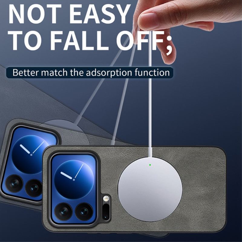 Coque Xiaomi 17 Pro Magsafe Effet Cuir