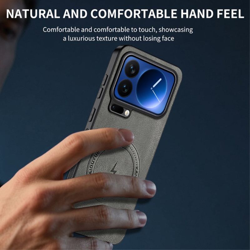 Coque Xiaomi 17 Pro Magsafe Effet Cuir