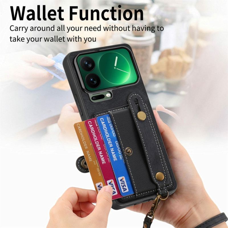 Coque Xiaomi 17 Pro Porte-Cartes et Support Béquille