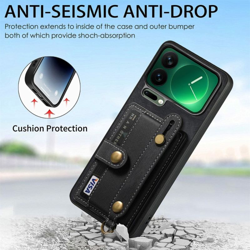 Coque Xiaomi 17 Pro Porte-Cartes et Support Béquille