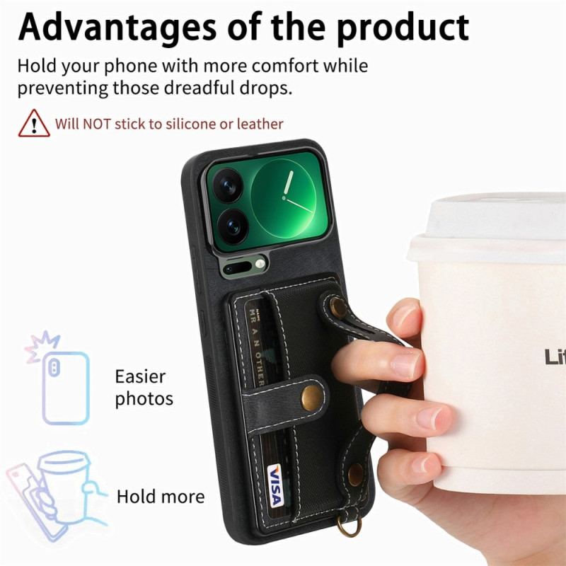 Coque Xiaomi 17 Pro Porte-Cartes et Support Béquille