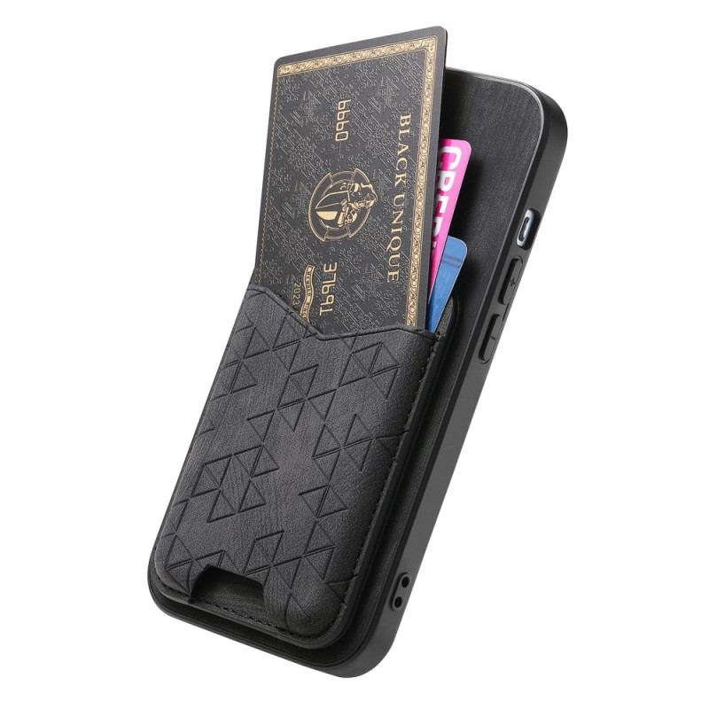 Coque Xiaomi 17 Pro Porte-Cartes et Support Motif Gravé