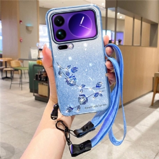 Coque Xiaomi 17 Pro Strass avec Lanières