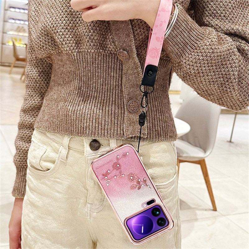 Coque Xiaomi 17 Pro Strass avec Lanières