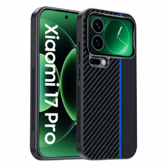 Coque Xiaomi 17 Pro Texture Fibre Carbone