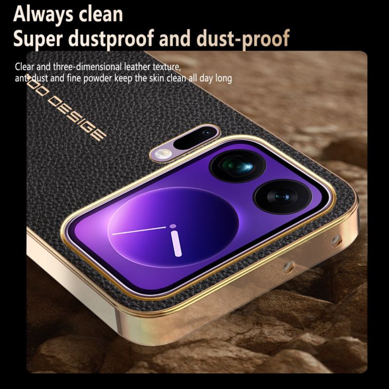Coque Xiaomi 17 Pro Texture Litchi Anti-Rayures