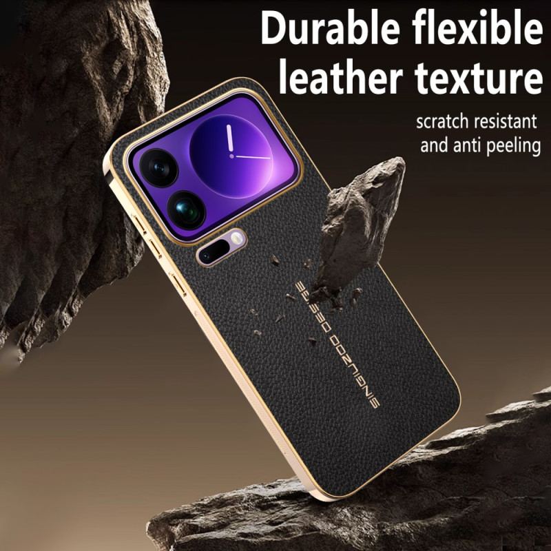 Coque Xiaomi 17 Pro Texture Litchi Anti-Rayures