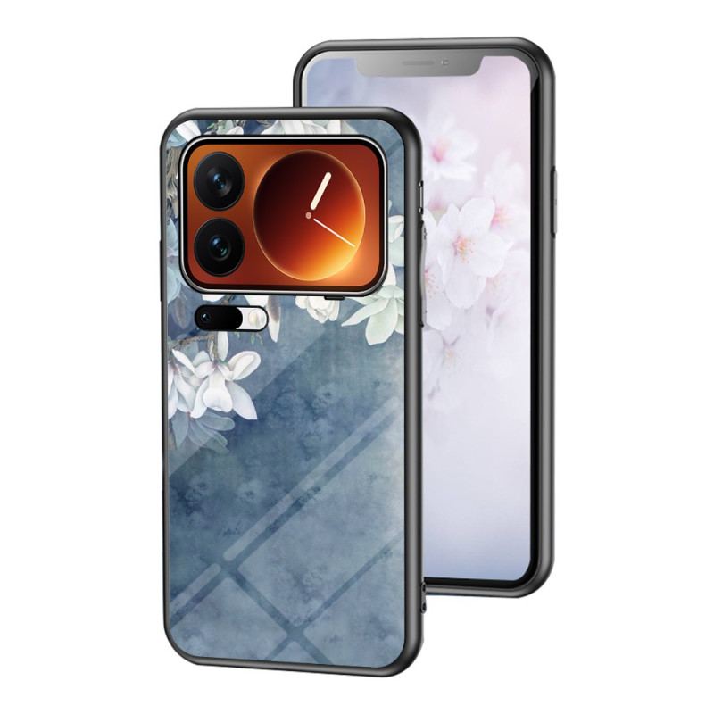 Coque Xiaomi 17 Pro Verre Trempé Motif Floral