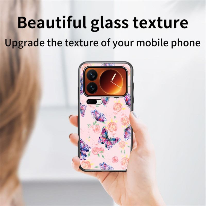 Coque Xiaomi 17 Pro Verre Trempé Papillons