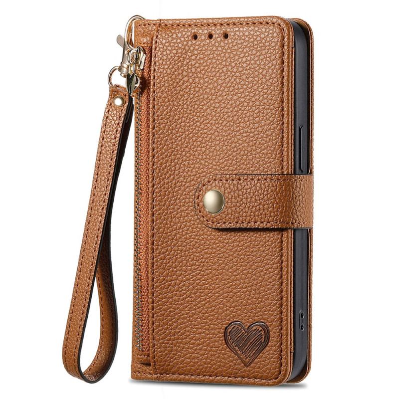 Housse Xiaomi 17 Pro Blocage RFID Design Coeur