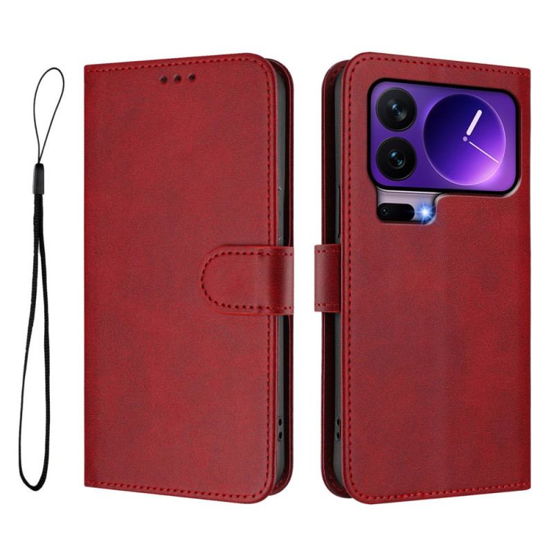 Housse Xiaomi 17 Pro Blocage RFID Effet Cuir