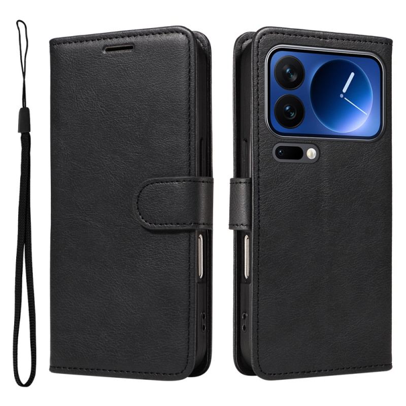 Housse Xiaomi 17 Pro Effet Cuir Uni