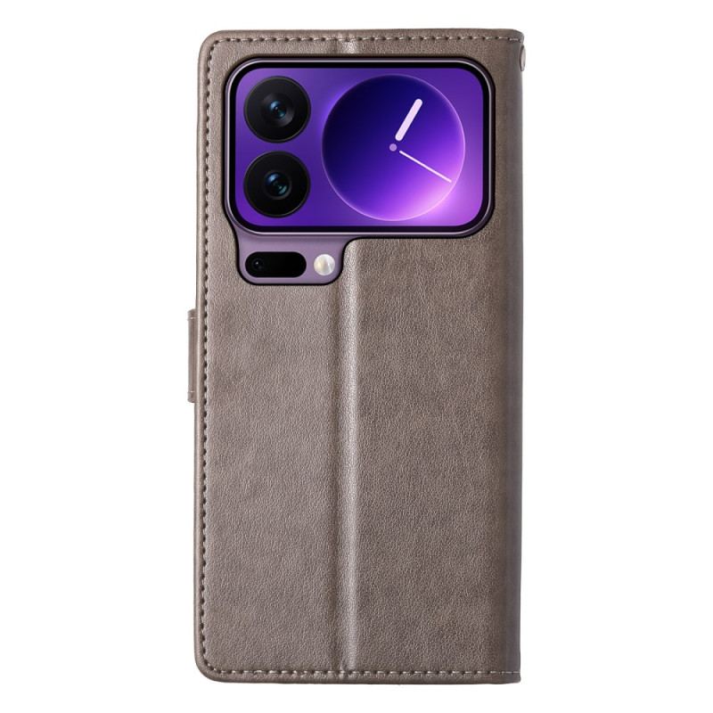 Housse Xiaomi 17 Pro Motif Papillon Floral