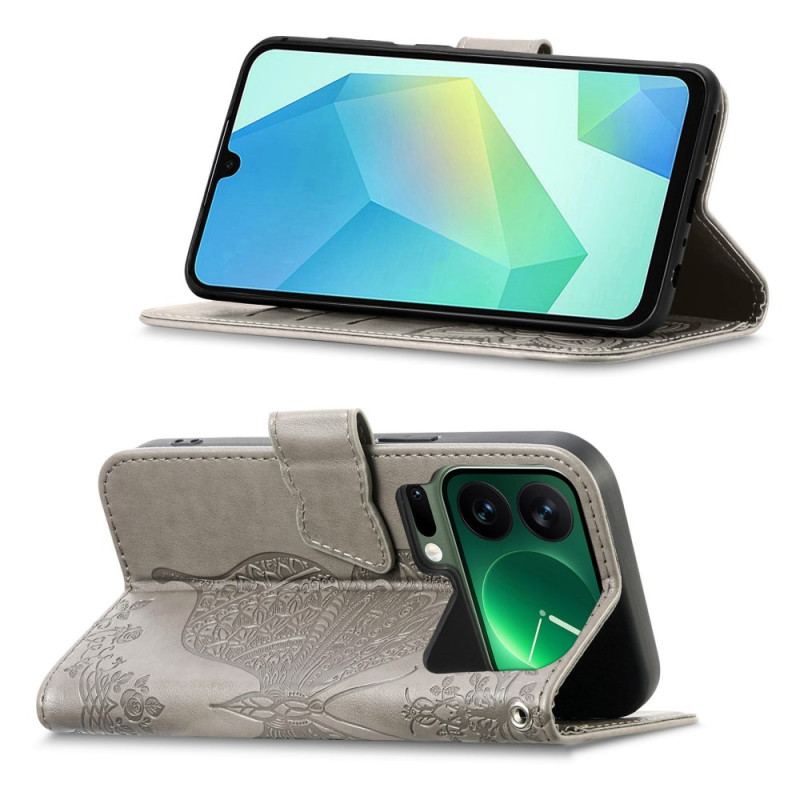 Housse Xiaomi 17 Pro Papillon 3D et Strass