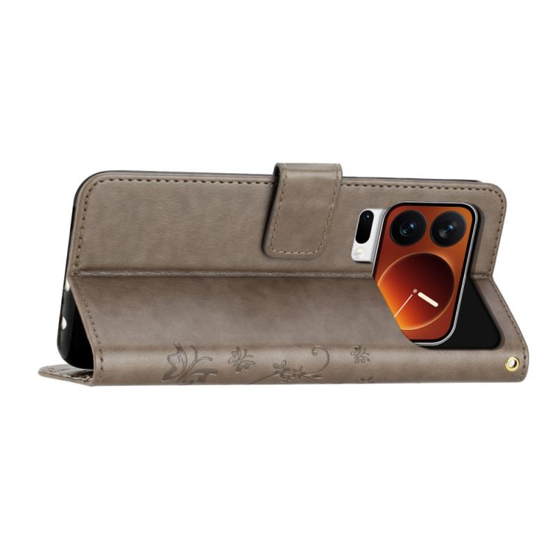 Housse Xiaomi 17 Pro Papillons et Fleurs