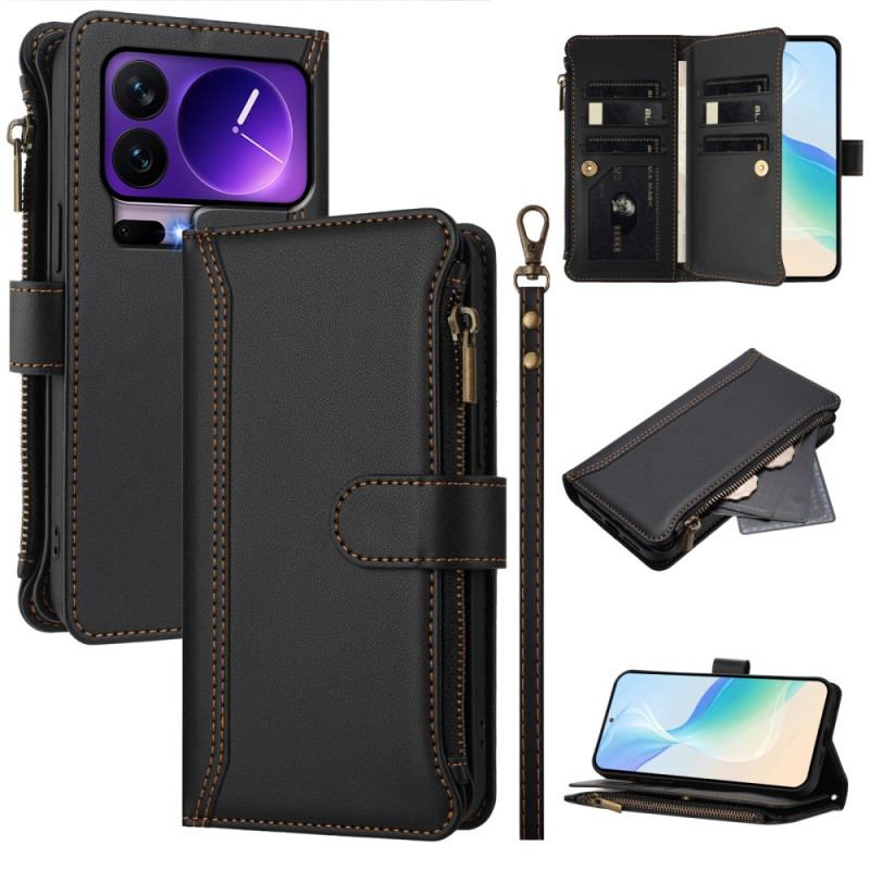 Housse Xiaomi 17 Pro Portefeuille 9 Porte-Cartes