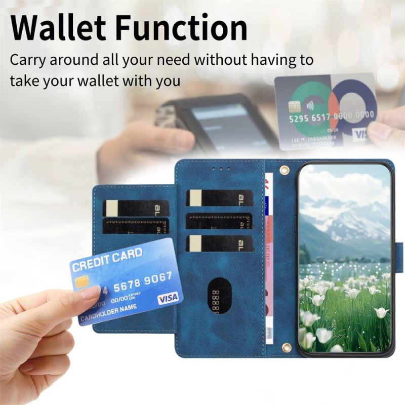 Housse Xiaomi 17 Pro Portefeuille Design Tulipes