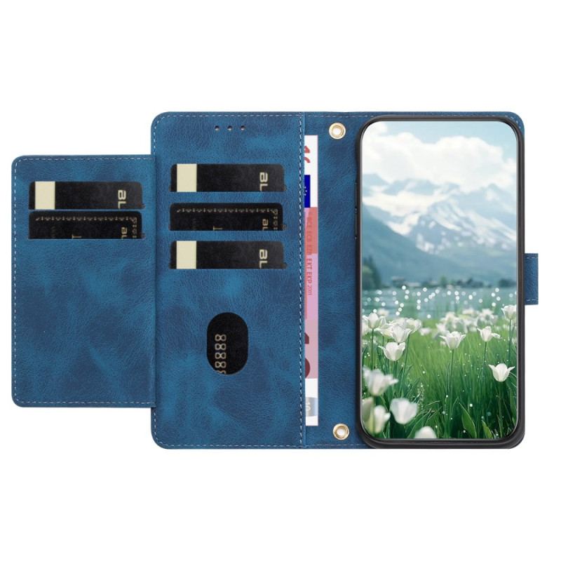 Housse Xiaomi 17 Pro Portefeuille Design Tulipes