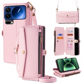 Housse Xiaomi 17 Pro Portefeuille et Bandoulière