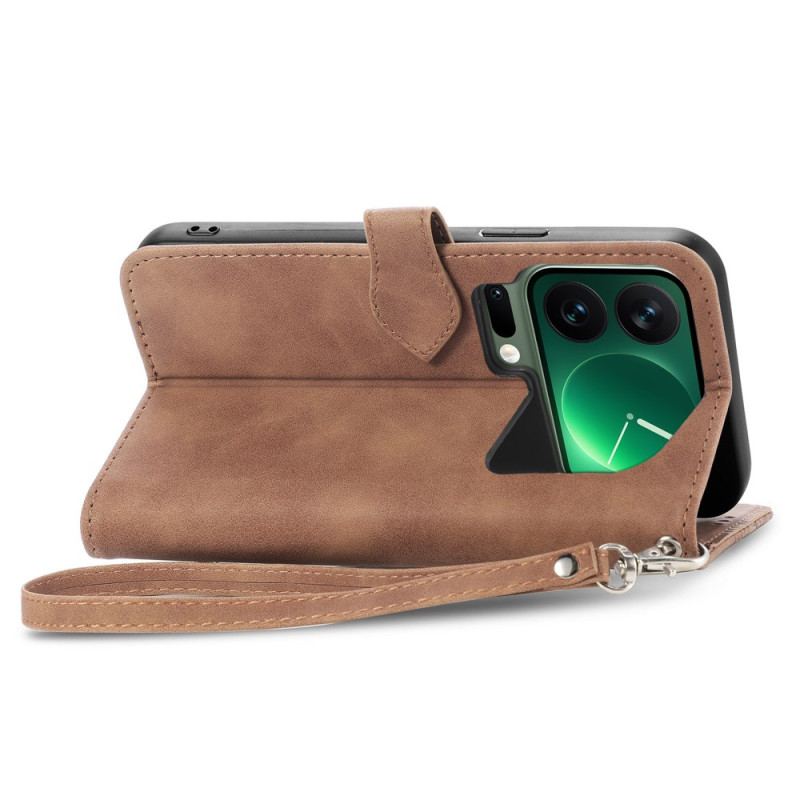 Housse Xiaomi 17 Pro Portefeuille Motif Dentelle