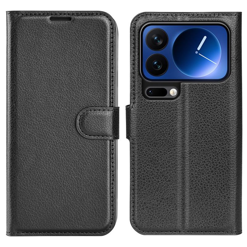 Housse Xiaomi 17 Pro Simili Cuir Litchi