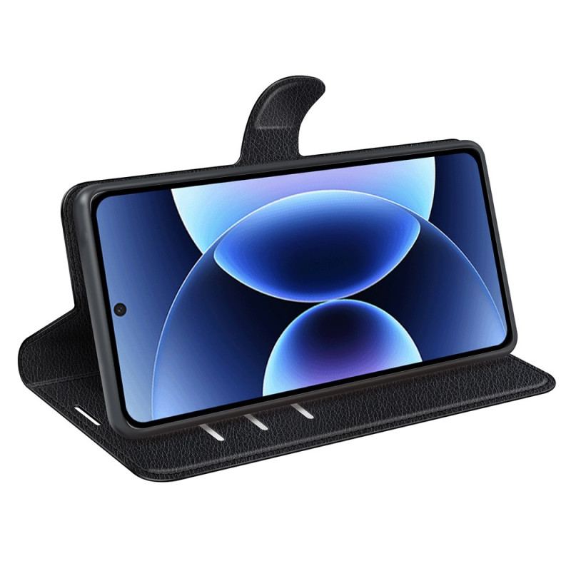 Housse Xiaomi 17 Pro Simili Cuir Litchi