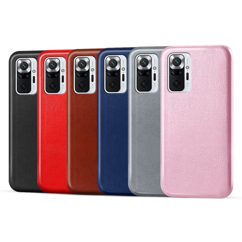 Coque Xiaomi Redmi Note 10 Pro Effet Cuir KSQ