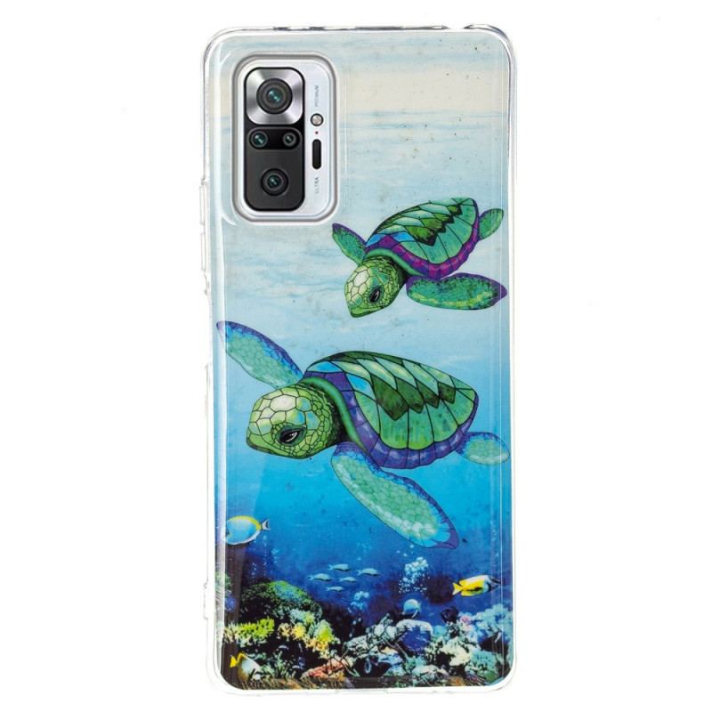 Coque Xiaomi Redmi Note 10 Pro Tortues Fluorescente