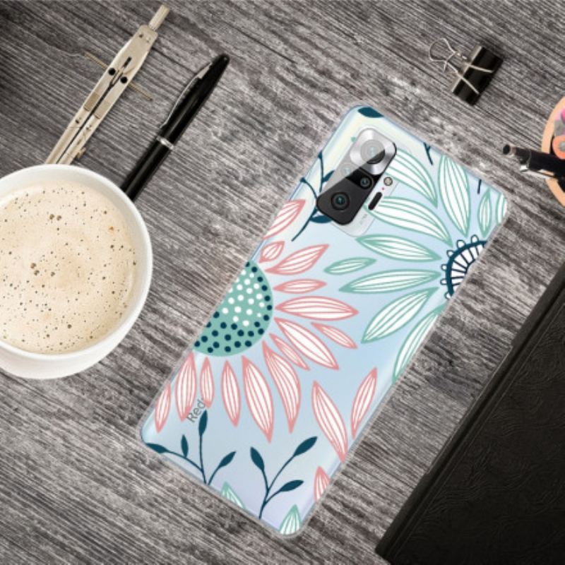 Coque Xiaomi Redmi Note 10 Pro Transparente Une Fleur