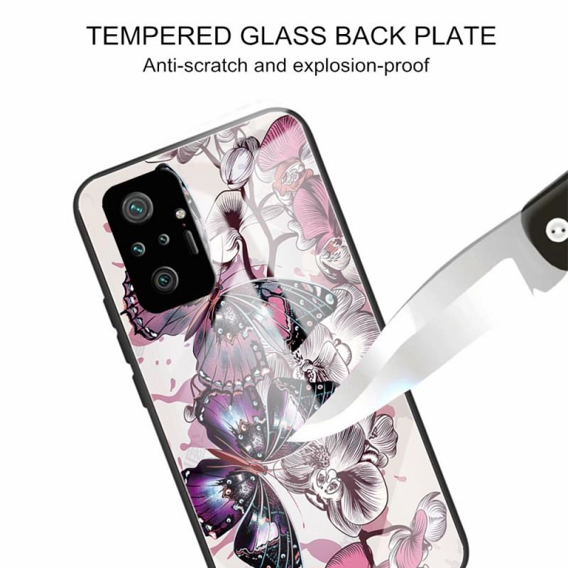 Coque Xiaomi Redmi Note 10 Pro Verre Trempé Variation Papillons