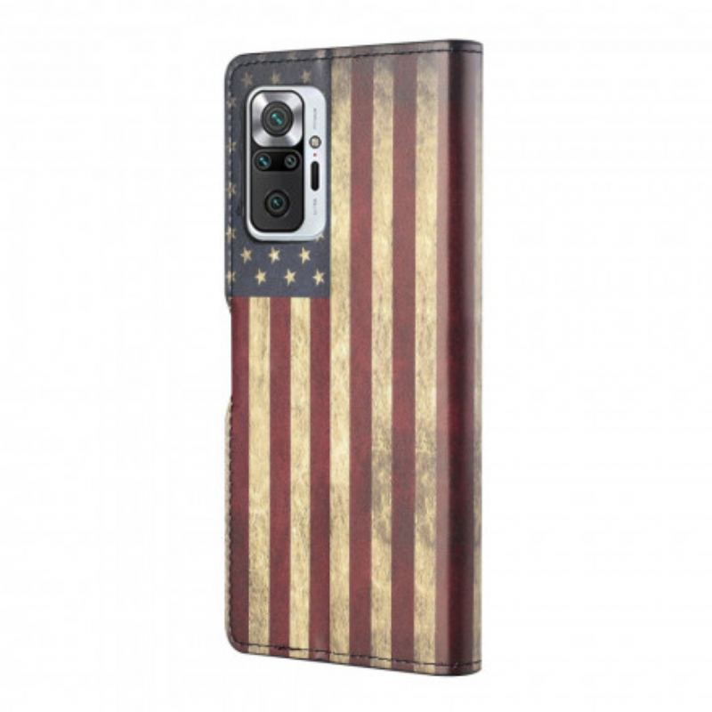 Housse Xiaomi Redmi Note 10 Pro Drapeau Américain
