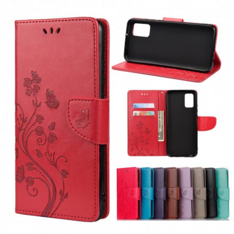 Housse Xiaomi Redmi Note 10 Pro Papillons et Fleurs