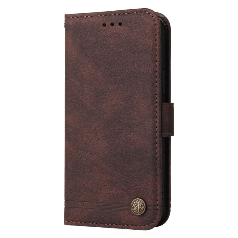 Housse Xiaomi Redmi Note 10 Pro Simili Cuir Rivet et Lanière