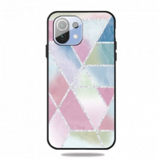 Coque Xiaomi Mi 11 Pro Marbre Paillettes
