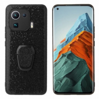 Coque Xiaomi Mi 11 Pro Paillettes Anneau-Support