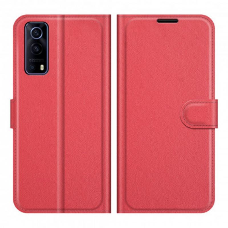 Housse Vivo Y72 5G Simili Cuir Litchi Classique