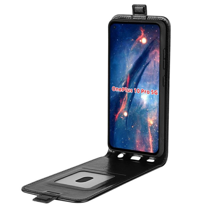 Housse OnePlus 10 Pro 5G Effet Cuir Rabat Vertical
