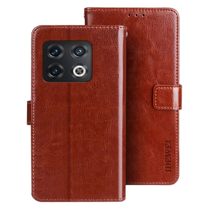 Housse OnePlus 10 Pro 5G Style Cuir IDEWEI