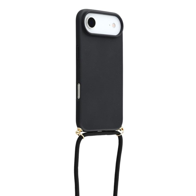 Coque à Cordon iPhone Air Silicone et Paille de Blé