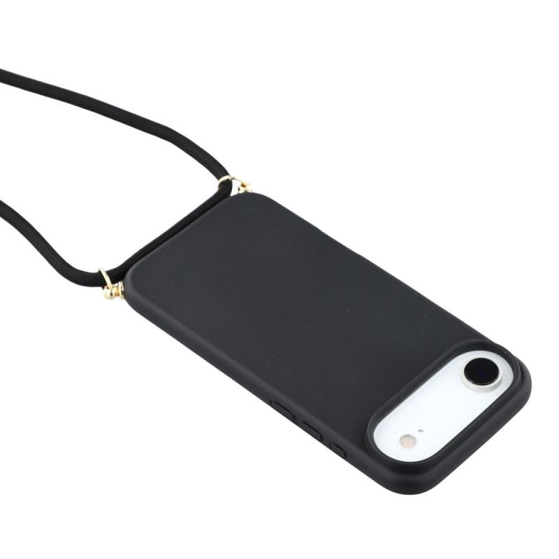 Coque à Cordon iPhone Air Silicone et Paille de Blé