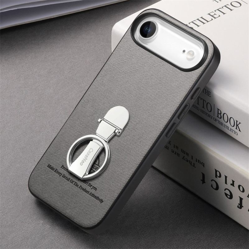 Coque pour iPhone Air avec support pliable et texture twill