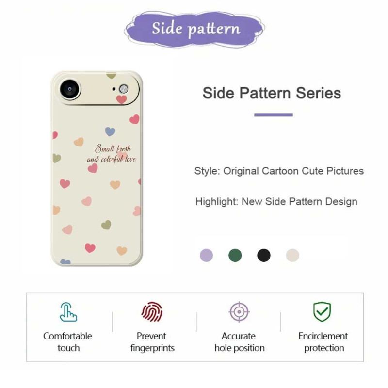 Coque iPhone Air Coeurs Colorés