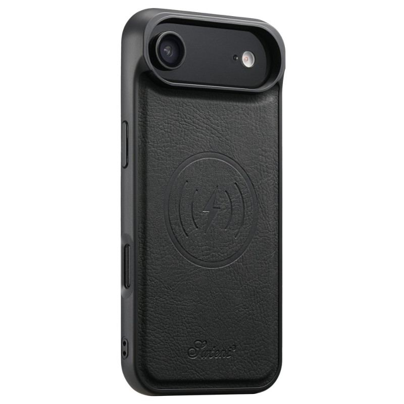 Coque iPhone Air Compatible MagSafe avec Support et Porte-Cartes Détachable