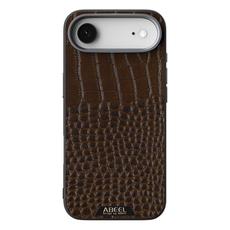 Coque iPhone Air Compatible MagSafe Effet Croco ABEEL