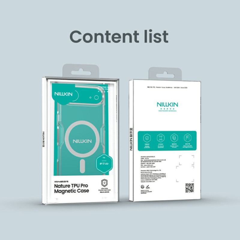 Coque iPhone Air Compatible MagSafe Nature Pro Series NILLKIN