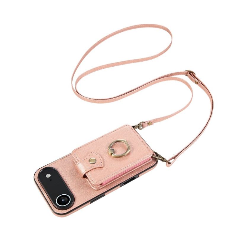 Coque iPhone Air Porte-cartes et Dragonne