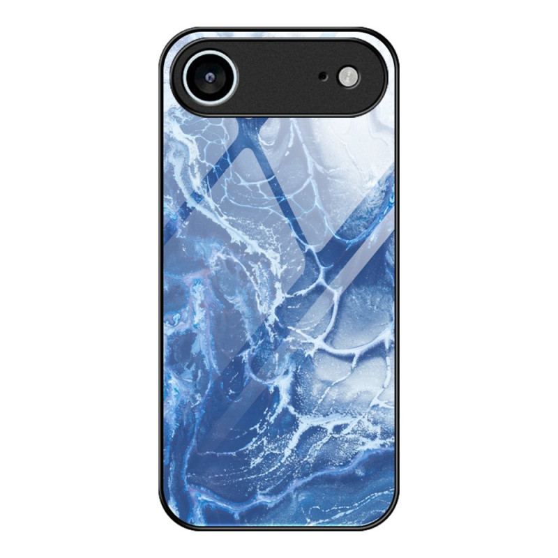 Coque iPhone Air Verre Trempé Motif Marbré