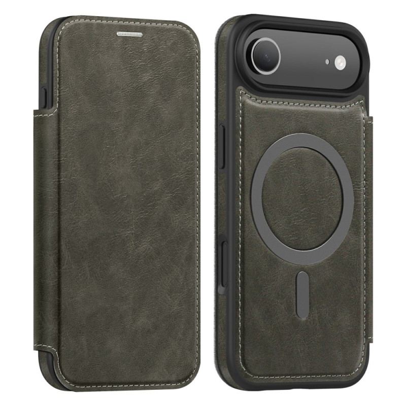 Flip Cover iPhone Air Compatible MagSafe avec Porte-Cartes RFID