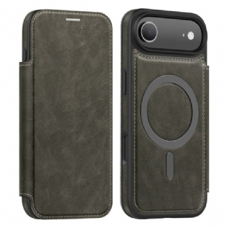Flip Cover iPhone Air Compatible MagSafe avec Porte-Cartes RFID